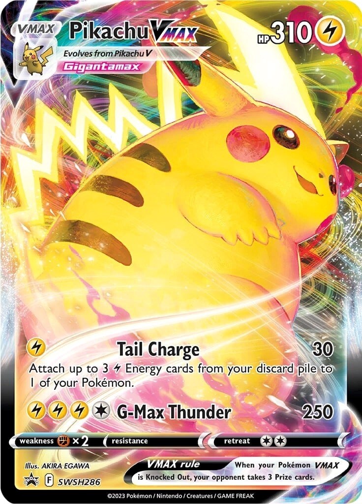 Pikachu VMAX (SWSH286) (Jumbo Card) [Sword & Shield: Black Star Promos] | Pegasus Games WI
