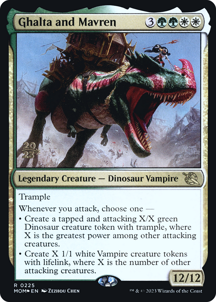 Ghalta and Mavren [March of the Machine Prerelease Promos] | Pegasus Games WI