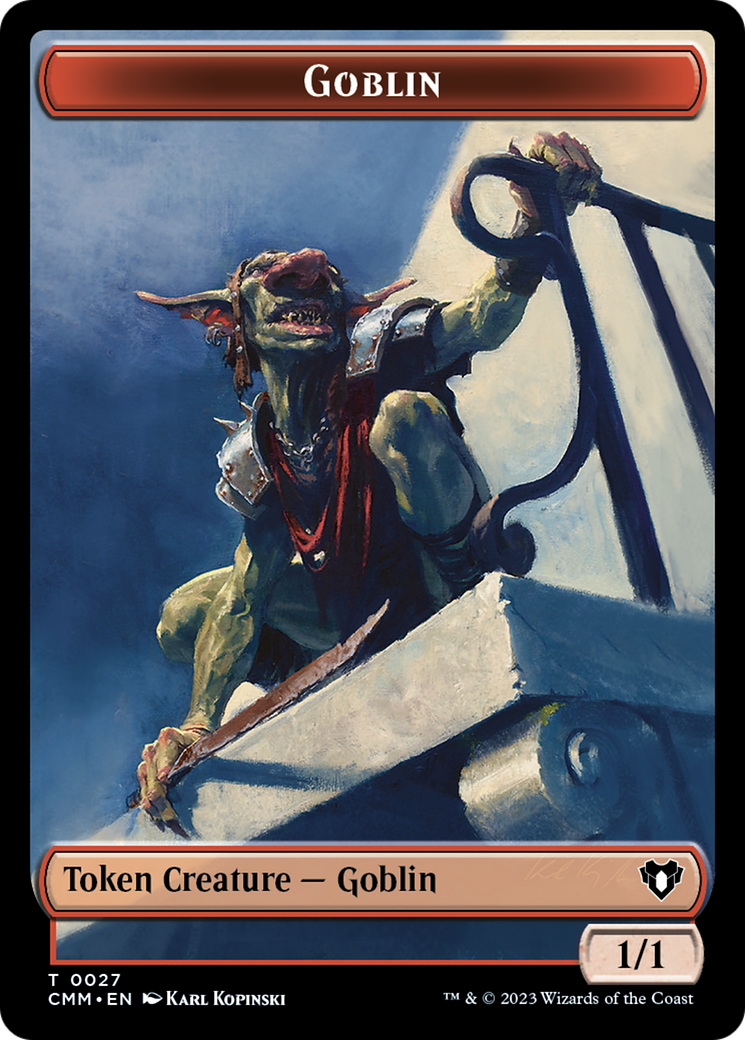 Goblin Token [Commander Masters Tokens] | Pegasus Games WI