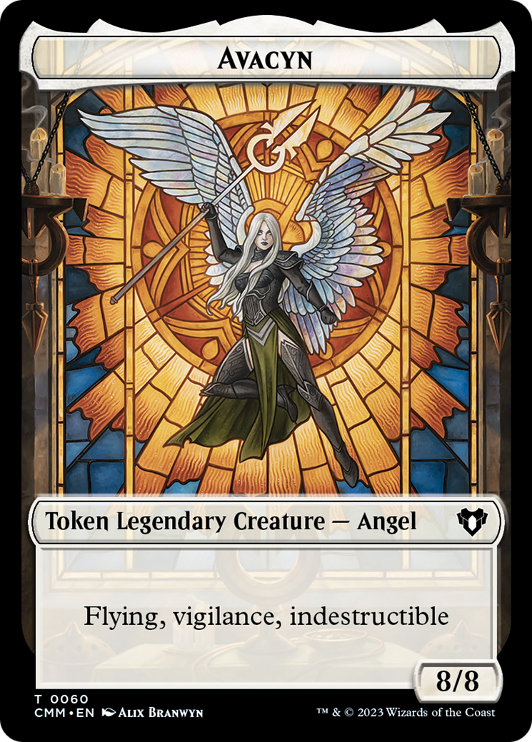 Copy (54) // Avacyn Double-Sided Token [Commander Masters Tokens] | Pegasus Games WI