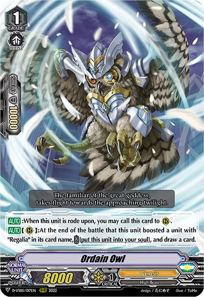 Ordain Owl (D-VS05/017EN) [V Clan Collection Vol.5] | Pegasus Games WI
