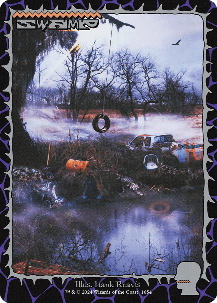 Swamp (1654) (Rainbow Foil) [Secret Lair Drop Series] | Pegasus Games WI