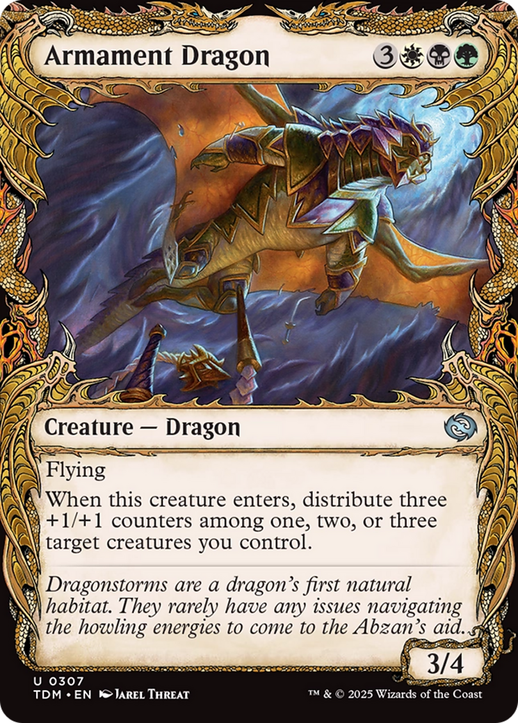 Armament Dragon (Showcase) [Tarkir: Dragonstorm] | Pegasus Games WI