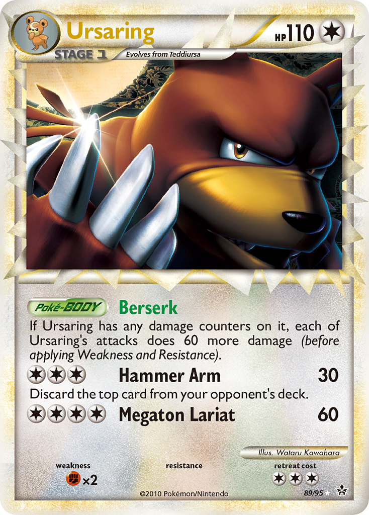 Ursaring (89/95) [HeartGold & SoulSilver: Unleashed] | Pegasus Games WI