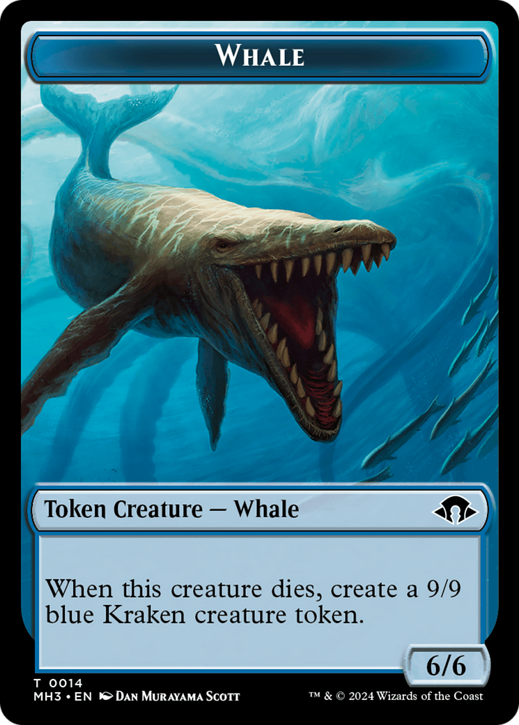Whale // Energy Reserve Double-Sided Token [Modern Horizons 3 Tokens] | Pegasus Games WI