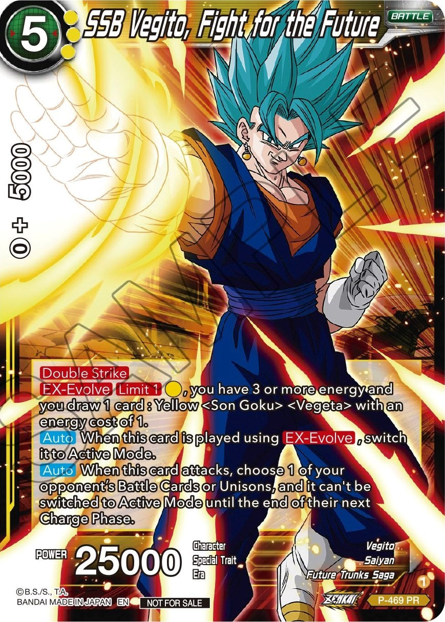 SSB Vegito, Fight for the Future (Z03 Dash Pack) (P-469) [Promotion Cards] | Pegasus Games WI