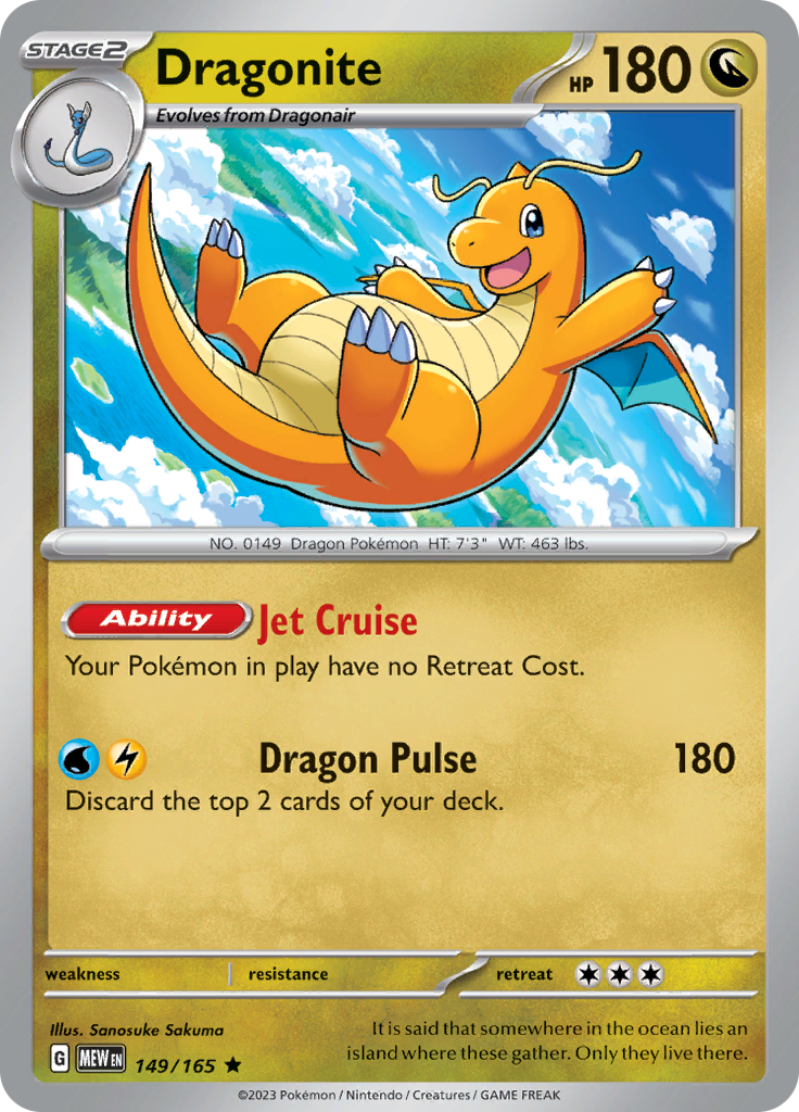 Dragonite (149/165) [Scarlet & Violet: 151] | Pegasus Games WI