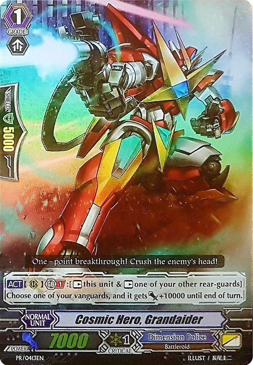 Cosmic Hero, Grandaider (PR/0413EN) [Promo Cards] | Pegasus Games WI