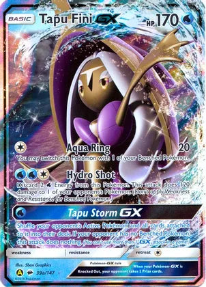 Tapu Fini GX (39a/147) [Alternate Art Promos] | Pegasus Games WI