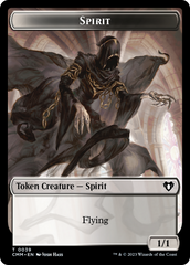 Spirit (0039) // Bird Illusion Double-Sided Token [Commander Masters Tokens] | Pegasus Games WI