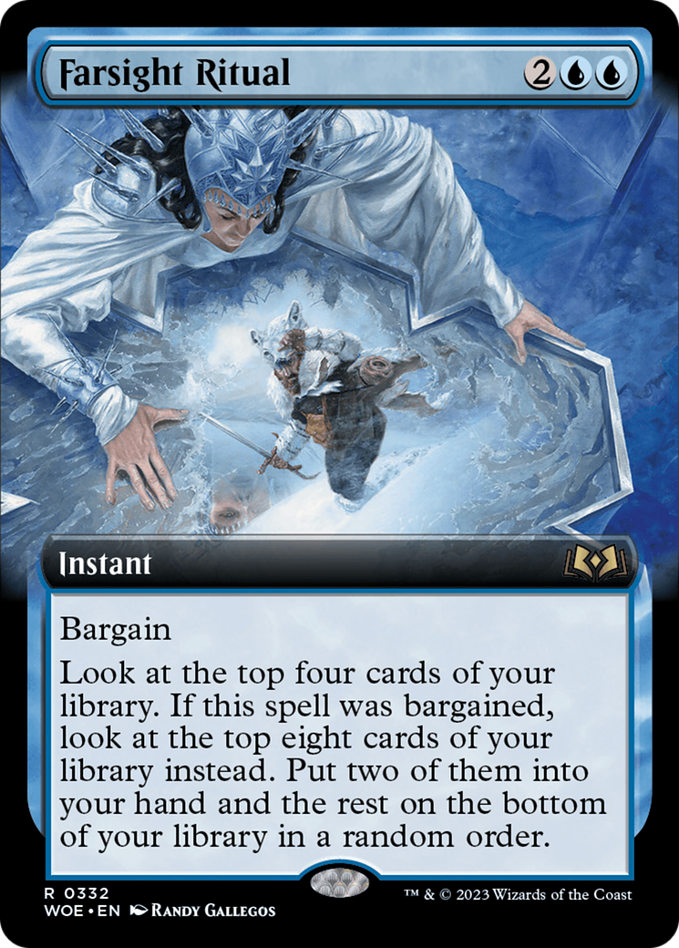 Farsight Ritual (Extended Art) [Wilds of Eldraine] | Pegasus Games WI