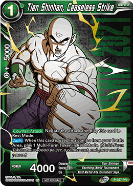 Tien Shinhan, Ceaseless Strike (Gold Stamped) (P-357) [Tournament Promotion Cards] | Pegasus Games WI