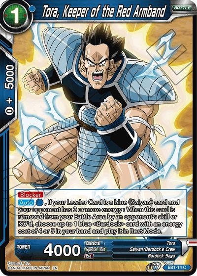 Tora, Keeper of the Red Armband (EB1-014) [Battle Evolution Booster] | Pegasus Games WI