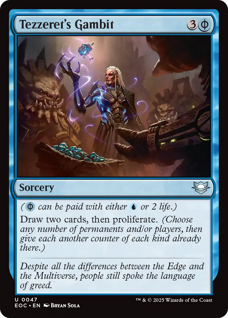 Tezzeret's Gambit [Edge of Eternities Commander] | Pegasus Games WI