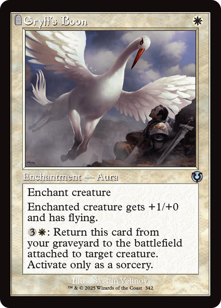 Gryff's Boon (Retro Frame) [Innistrad Remastered] | Pegasus Games WI