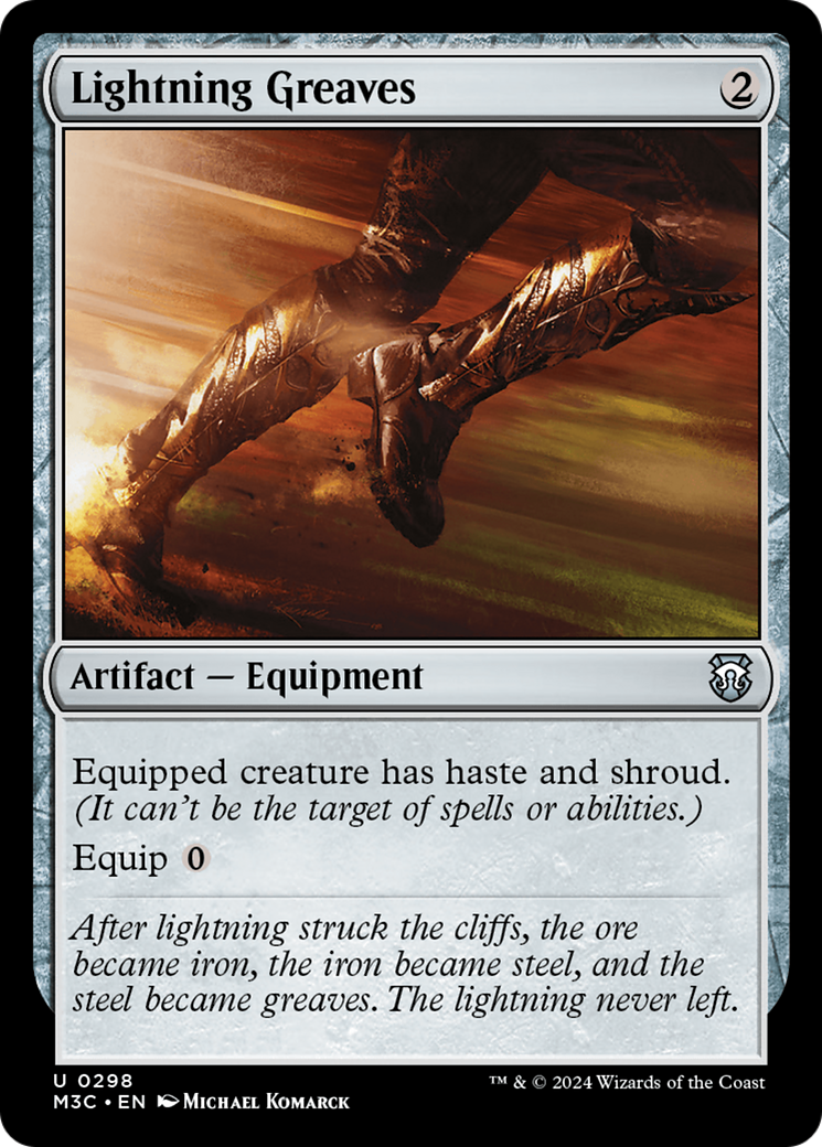 Lightning Greaves [Modern Horizons 3 Commander] | Pegasus Games WI