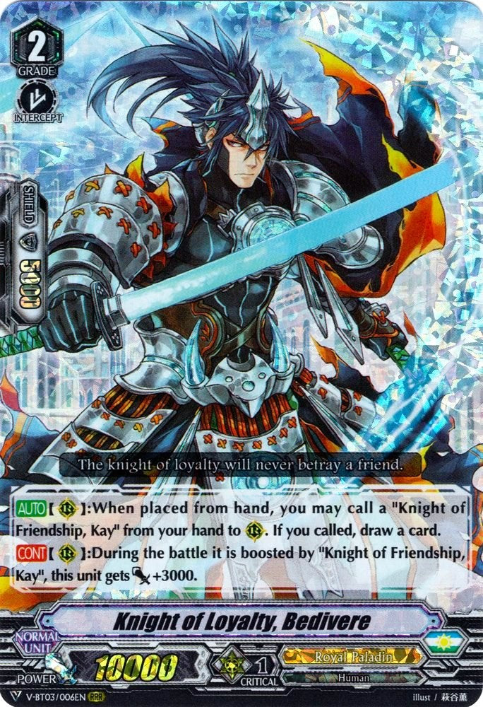 Knight of Loyalty, Bedivere (V-BT03/006EN) [Miyaji Academy CF Club] | Pegasus Games WI