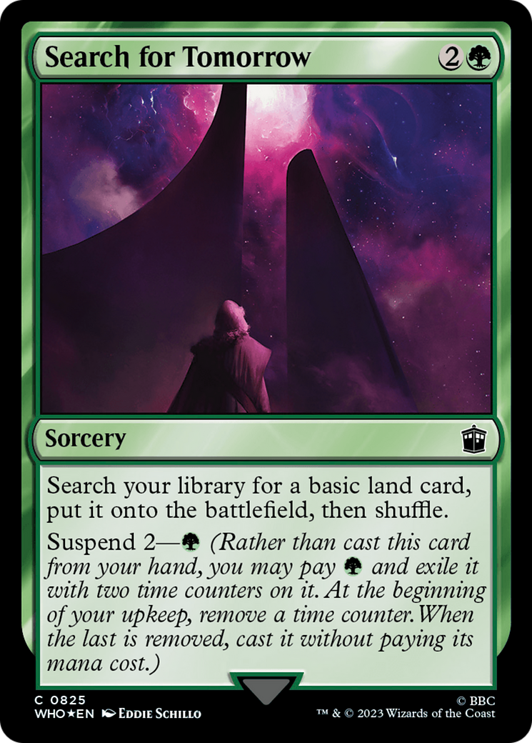Search for Tomorrow (Surge Foil) [Doctor Who] | Pegasus Games WI