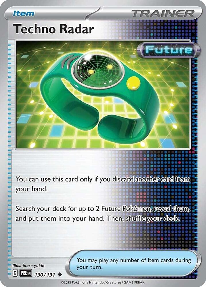 Techno Radar (130/131) [Scarlet & Violet: Prismatic Evolutions] | Pegasus Games WI