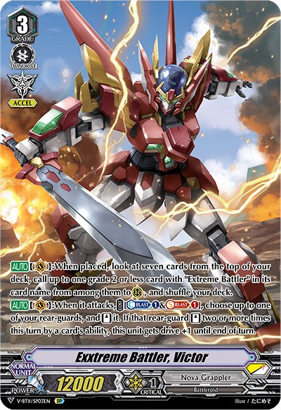 Exxtreme Battler, Victor (V-BT11/SP03EN) [Storm of the Blue Cavalry] | Pegasus Games WI
