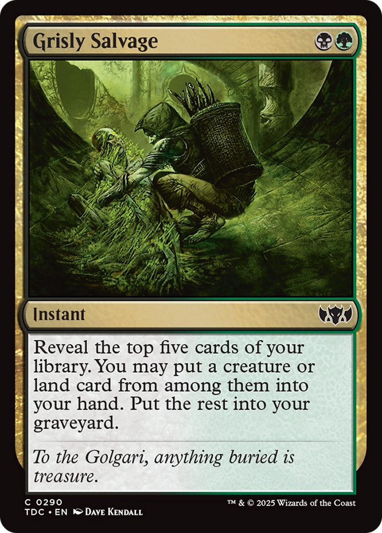 Grisly Salvage [Tarkir: Dragonstorm Commander] | Pegasus Games WI