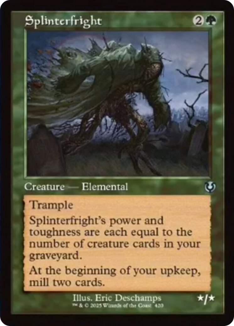 Splinterfright (Retro Frame) [Innistrad Remastered] | Pegasus Games WI