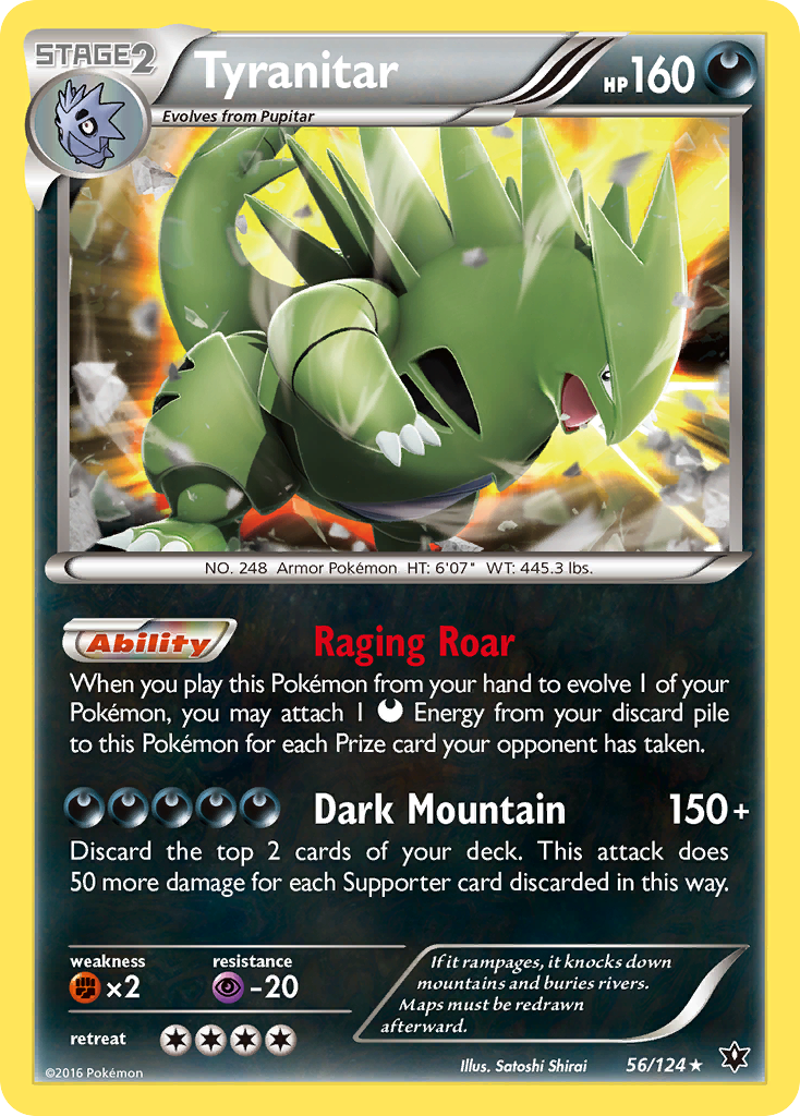 Tyranitar (56/124) [XY: Fates Collide] | Pegasus Games WI