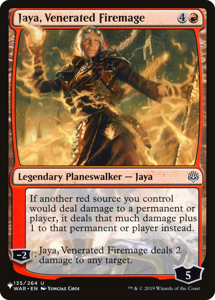 Jaya, Venerated Firemage [The List Reprints] | Pegasus Games WI