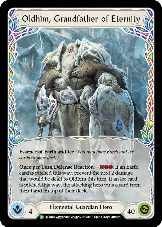 Oldhim, Grandfather of Eternity [HER048] (Promo)  Rainbow Foil | Pegasus Games WI