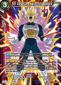SS Vegeta, Switching Gears (P-296) [Tournament Promotion Cards] | Pegasus Games WI