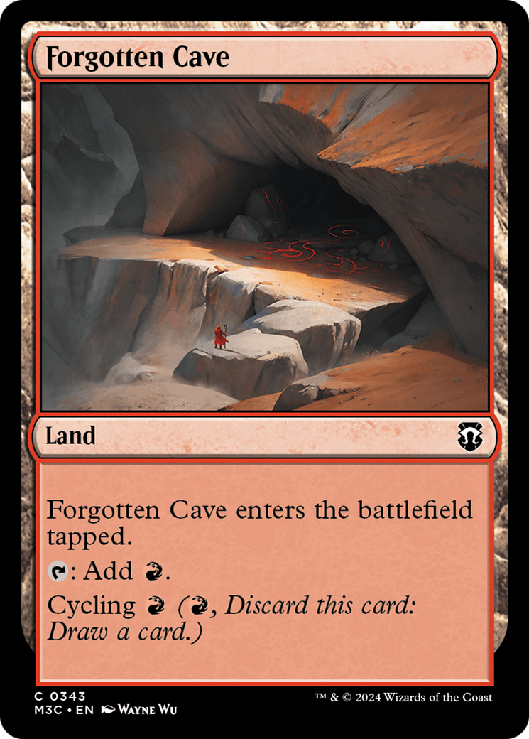 Forgotten Cave (Ripple Foil) [Modern Horizons 3 Commander] | Pegasus Games WI
