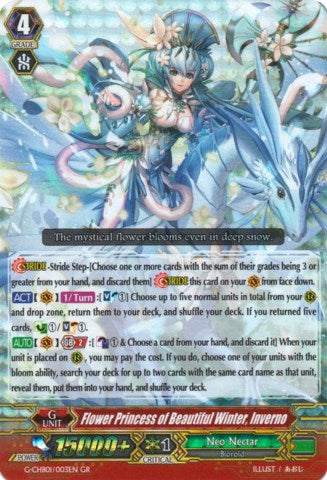 Flower Princess of Beautiful Winter, Inverno (G-CHB01/003EN) [TRY3 NEXT] | Pegasus Games WI