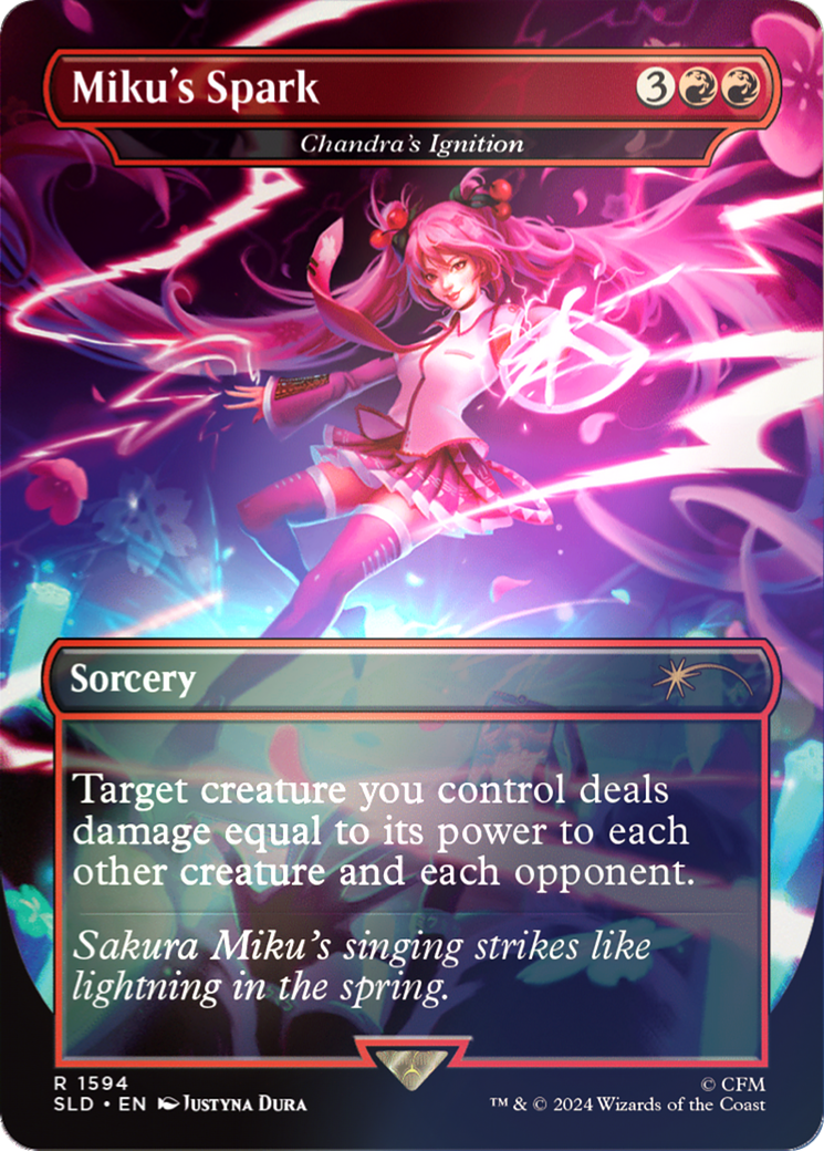 Miku's Spark - Chandra's Ignition (Rainbow Foil) [Secret Lair Drop Series] | Pegasus Games WI