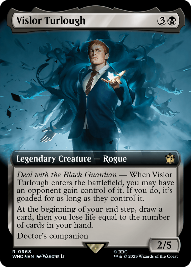 Vislor Turlough (Extended Art) (Surge Foil) [Doctor Who] | Pegasus Games WI