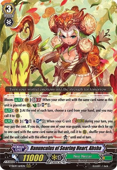 Ranunculus of Searing Heart, Ahsha (V-SS09/164EN) [Revival Selection] | Pegasus Games WI