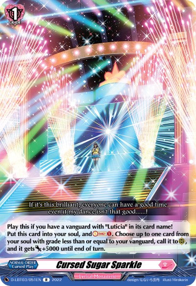 Cursed Sugar Sparkle (D-LBT03/051EN) [Lyrical Monasterio: Summertime Memories!] | Pegasus Games WI