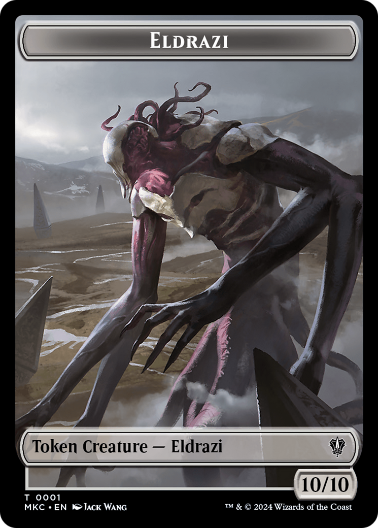Eldrazi // Tiny Double-Sided Token [Murders at Karlov Manor Commander Tokens] | Pegasus Games WI