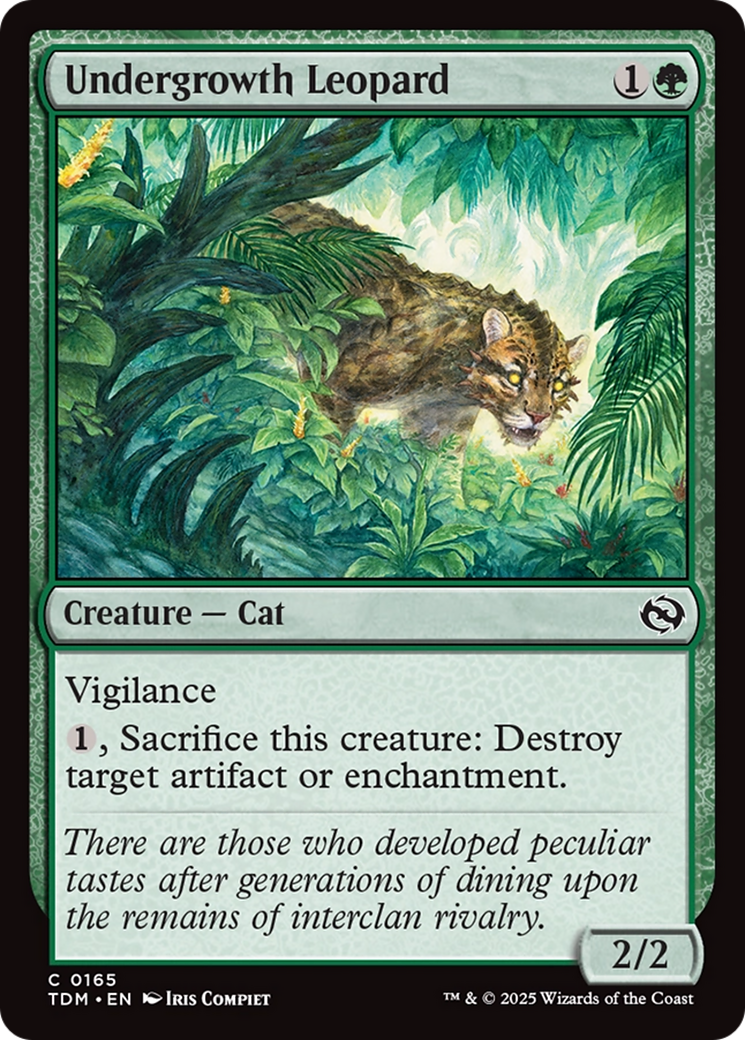 Undergrowth Leopard [Tarkir: Dragonstorm] | Pegasus Games WI