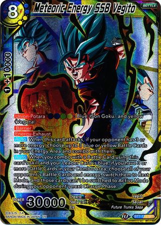 Meteoric Energy SSB Vegito (SPR) (BT7-118) [Assault of the Saiyans] | Pegasus Games WI
