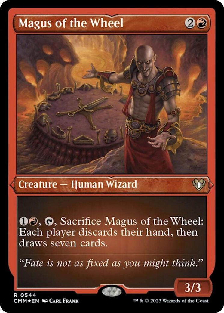 Magus of the Wheel (Foil Etched) [Commander Masters] | Pegasus Games WI