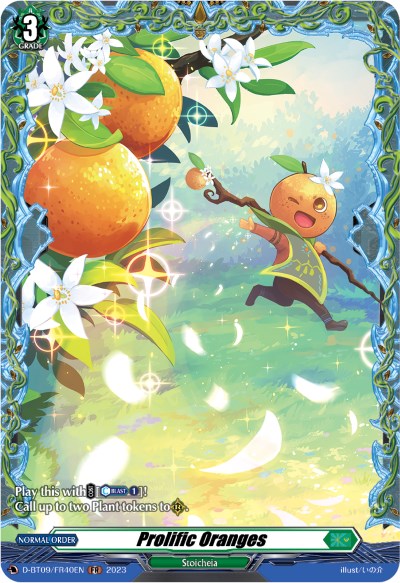 Prolific Oranges (D-BT09/FR40EN) [Dragontree Invasion] | Pegasus Games WI