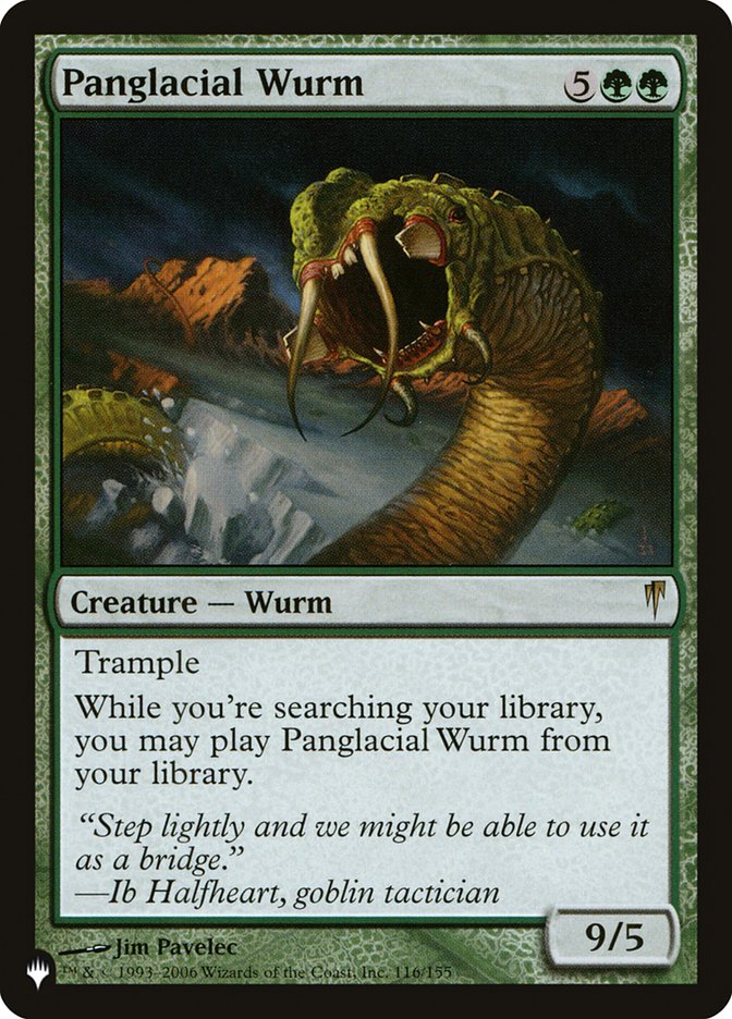 Panglacial Wurm [The List] | Pegasus Games WI