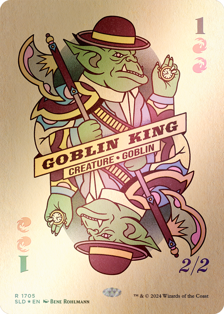 Goblin King (1705) (Rainbow Foil) [Secret Lair Drop Series] | Pegasus Games WI