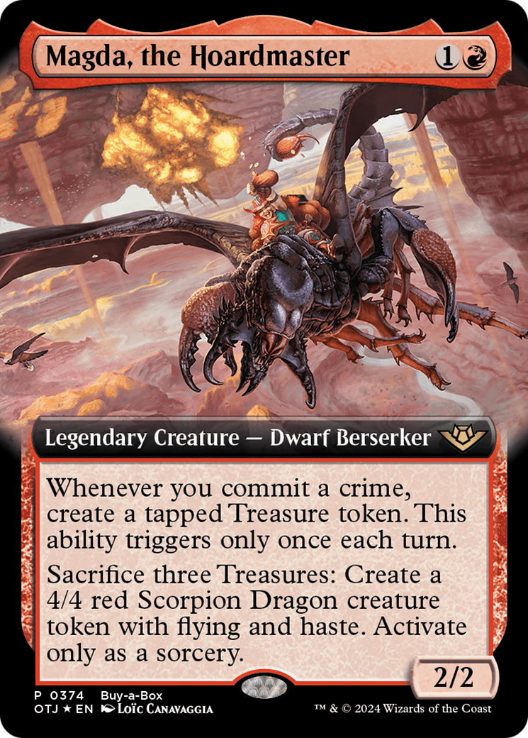 Magda, the Hoardmaster (Buy-A-Box) [Outlaws of Thunder Junction Promos] | Pegasus Games WI