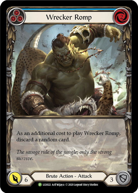 Wrecker Romp (Blue) [LGS022] (Promo)  Rainbow Foil | Pegasus Games WI