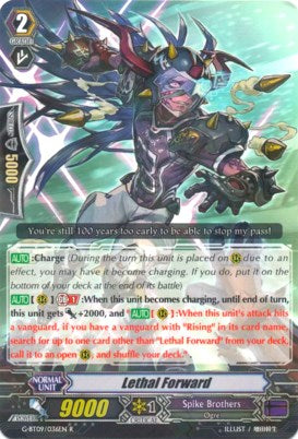 Lethal Forward (G-BT09/036EN) [Divine Dragon Caper] | Pegasus Games WI