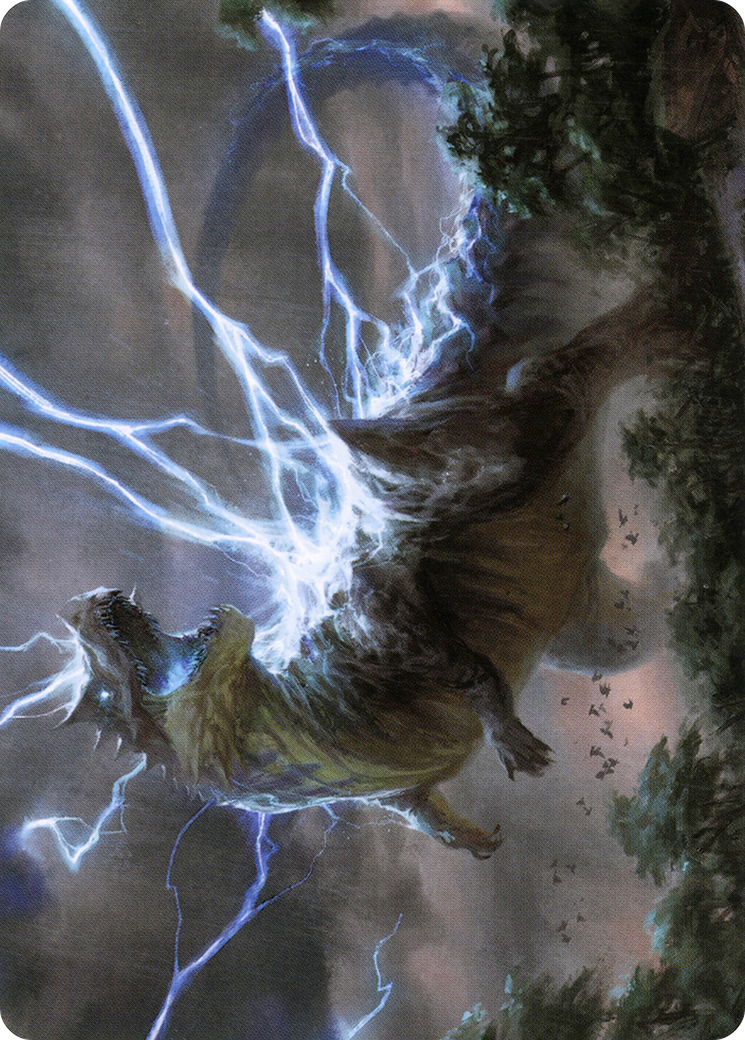 Thrasta, Tempest's Roar Art Card (41) [Modern Horizons 2 Art Series] | Pegasus Games WI