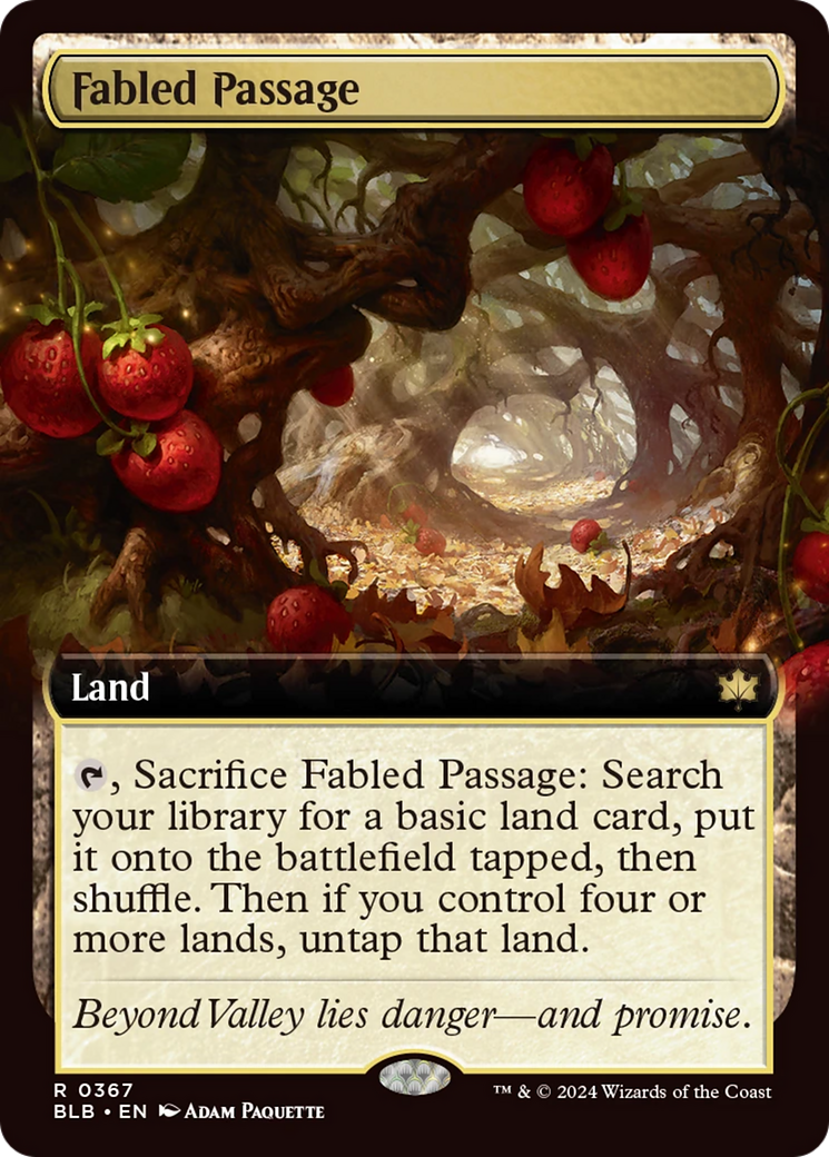 Fabled Passage (Extended Art) [Bloomburrow] | Pegasus Games WI