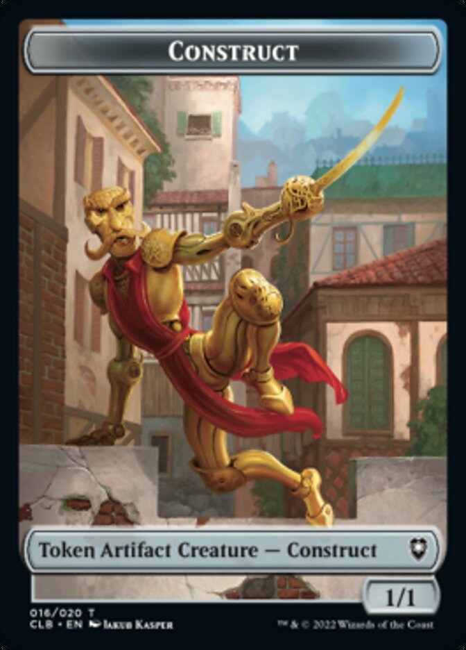 Construct Token [Commander Legends: Battle for Baldur's Gate Tokens] | Pegasus Games WI