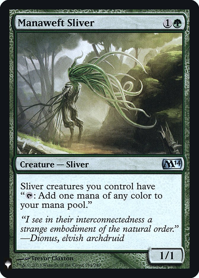 Manaweft Sliver [Mystery Booster] | Pegasus Games WI